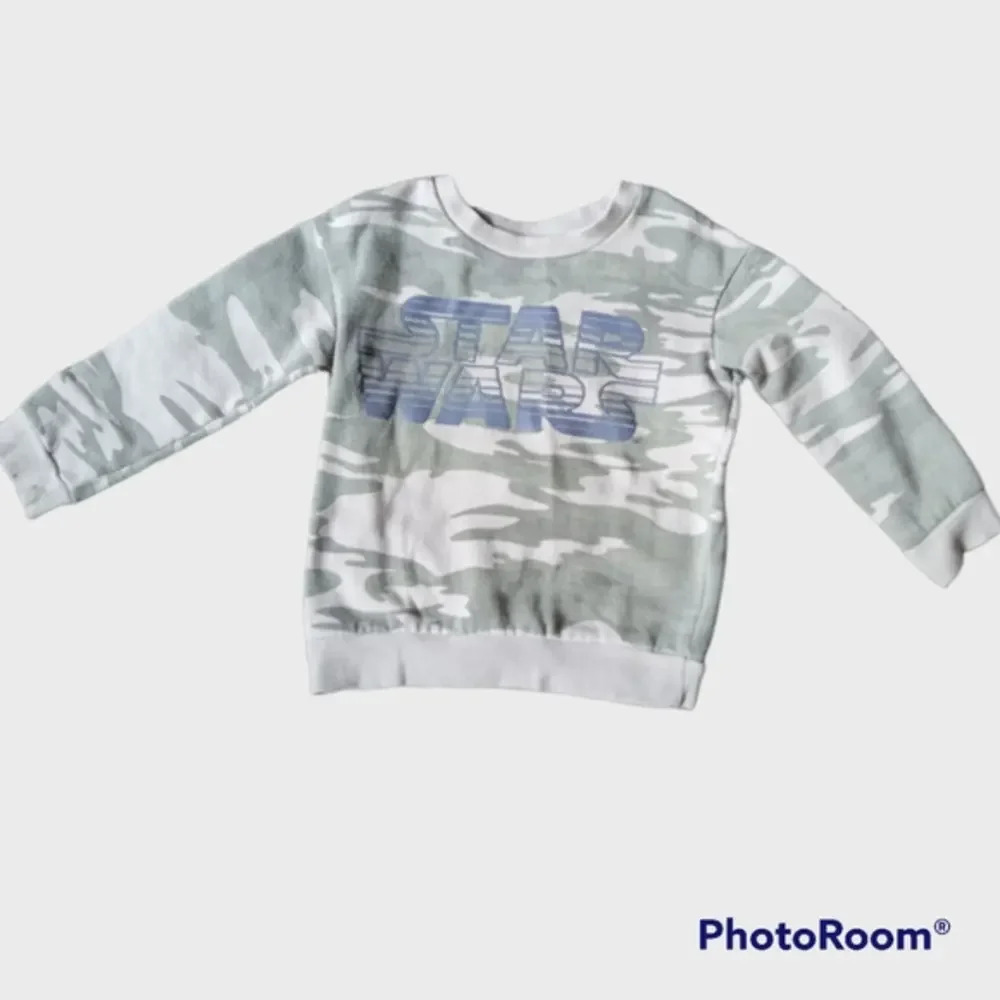 STAR WARS camo kids sweater‎ Size 3T